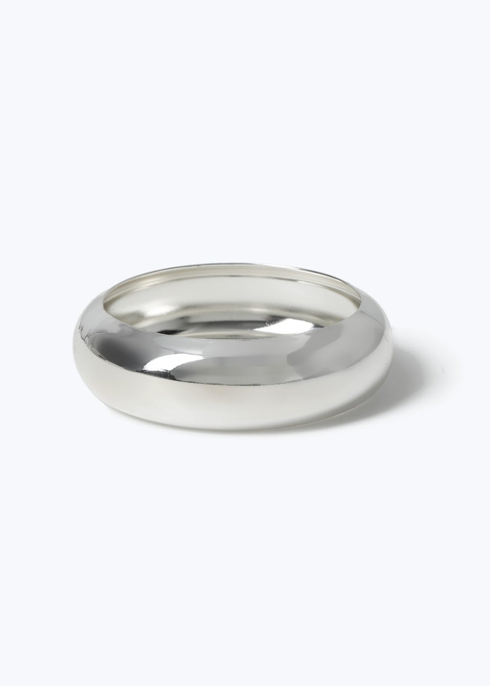 Muse Silver Chunky Bangle