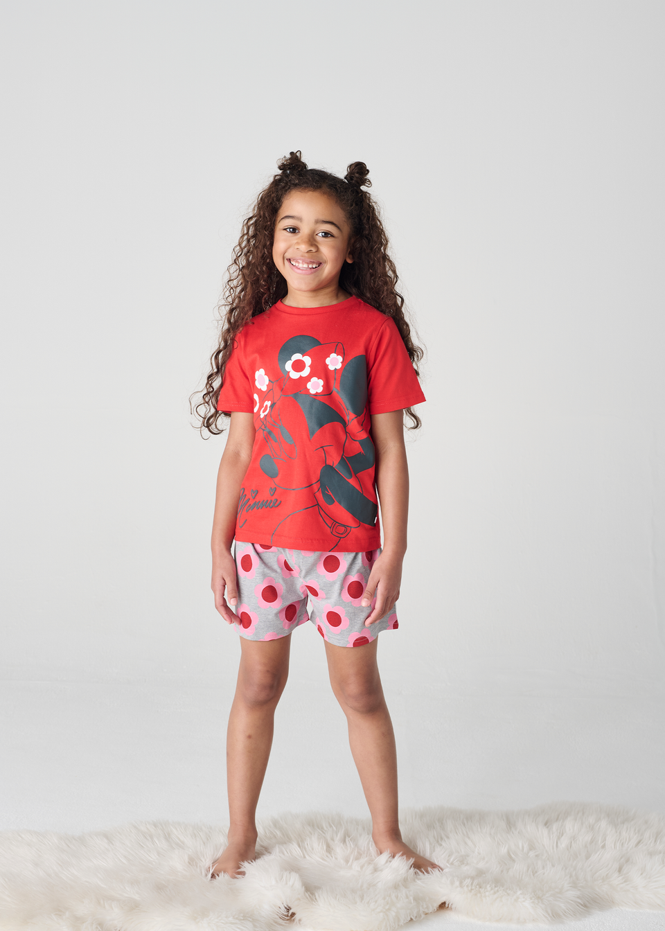 Brand Threads Minnie Mouse Red Pyjama Set (3-7 Years)
