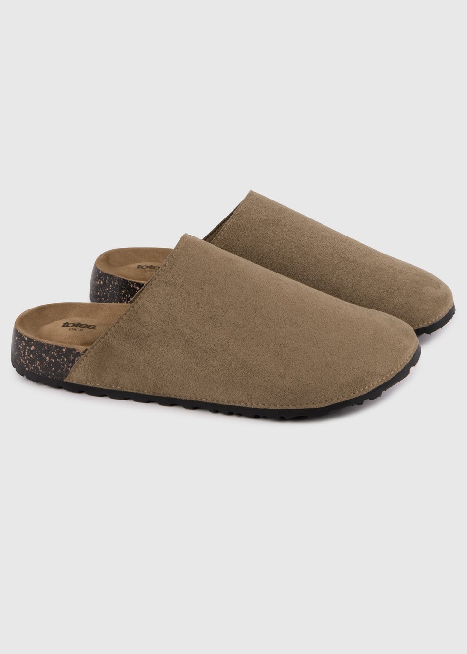 Totes Brown Microsuede Clog