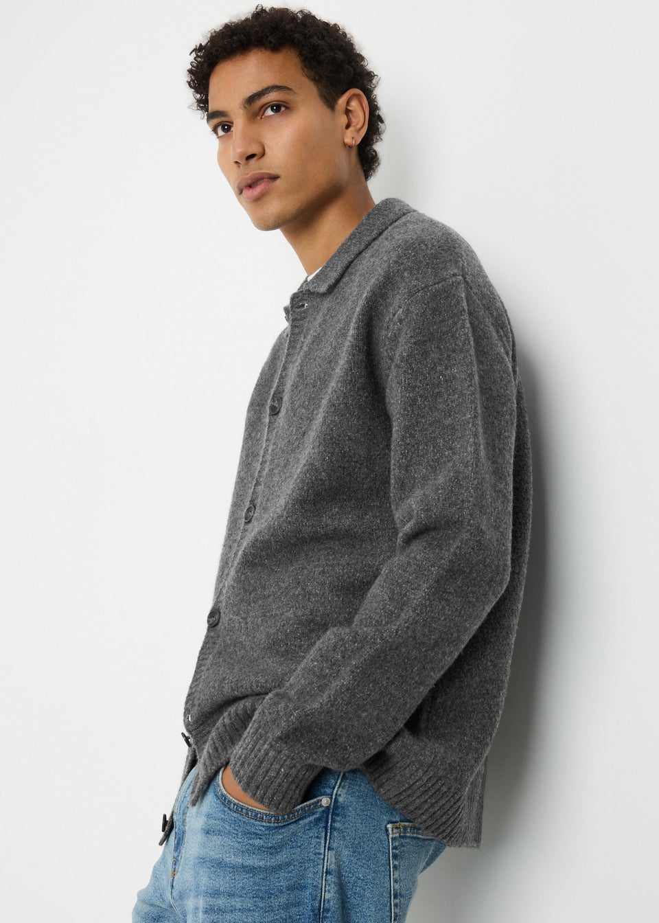 Cosy Charcoal Cardigan