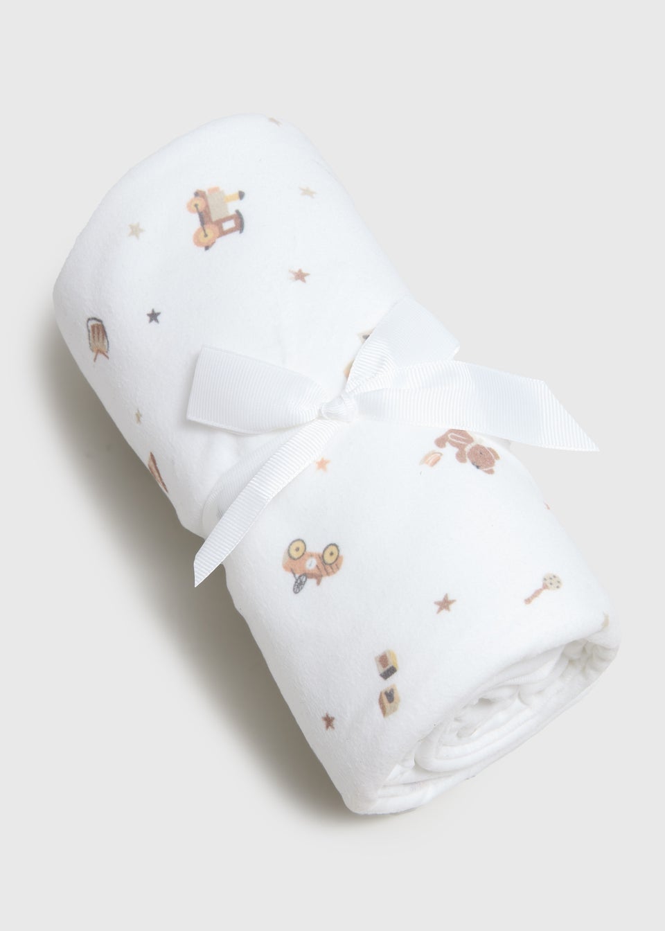 Baby Cream Cable Blanket