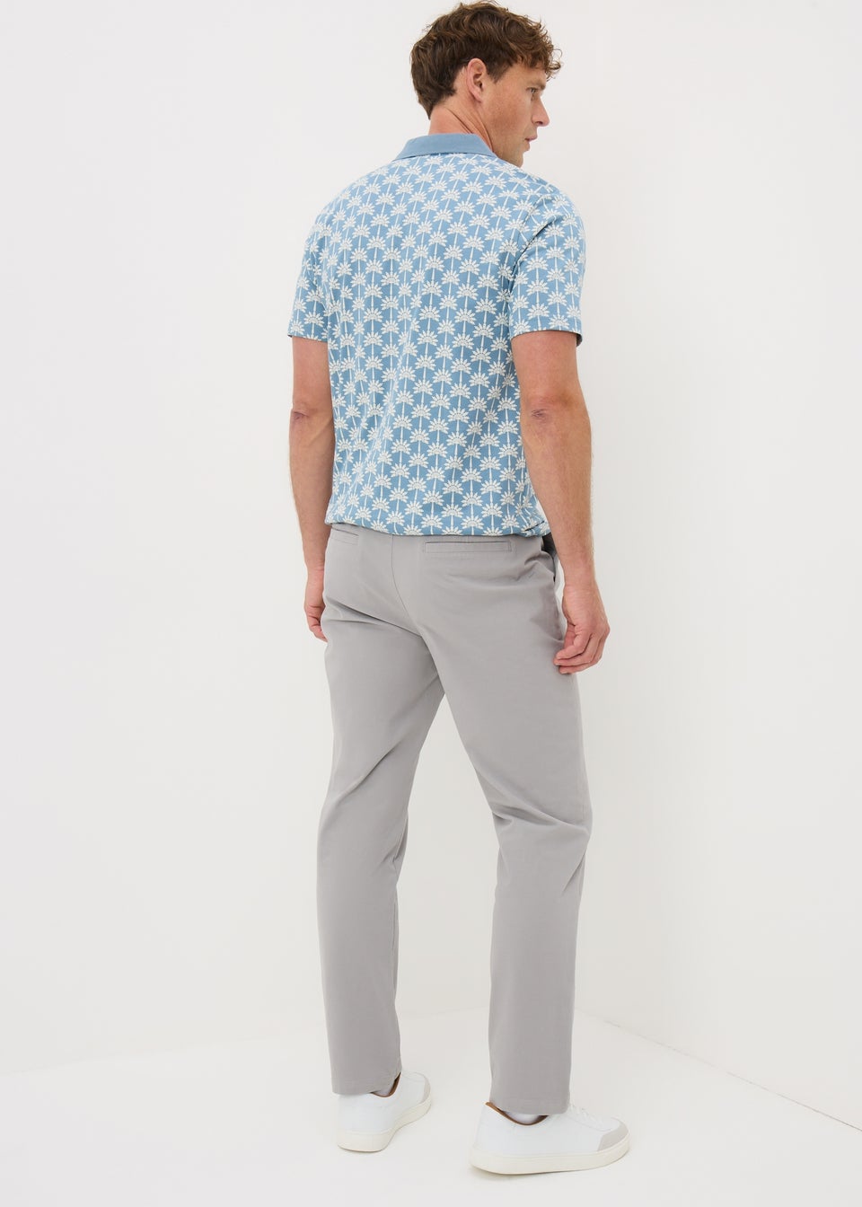Grey Flex Chinos
