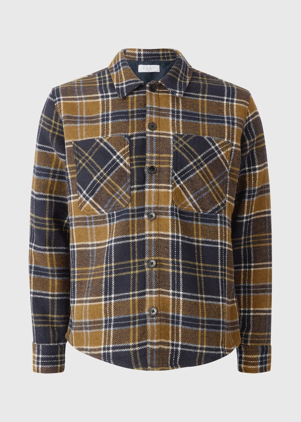 Brown Check Shacket