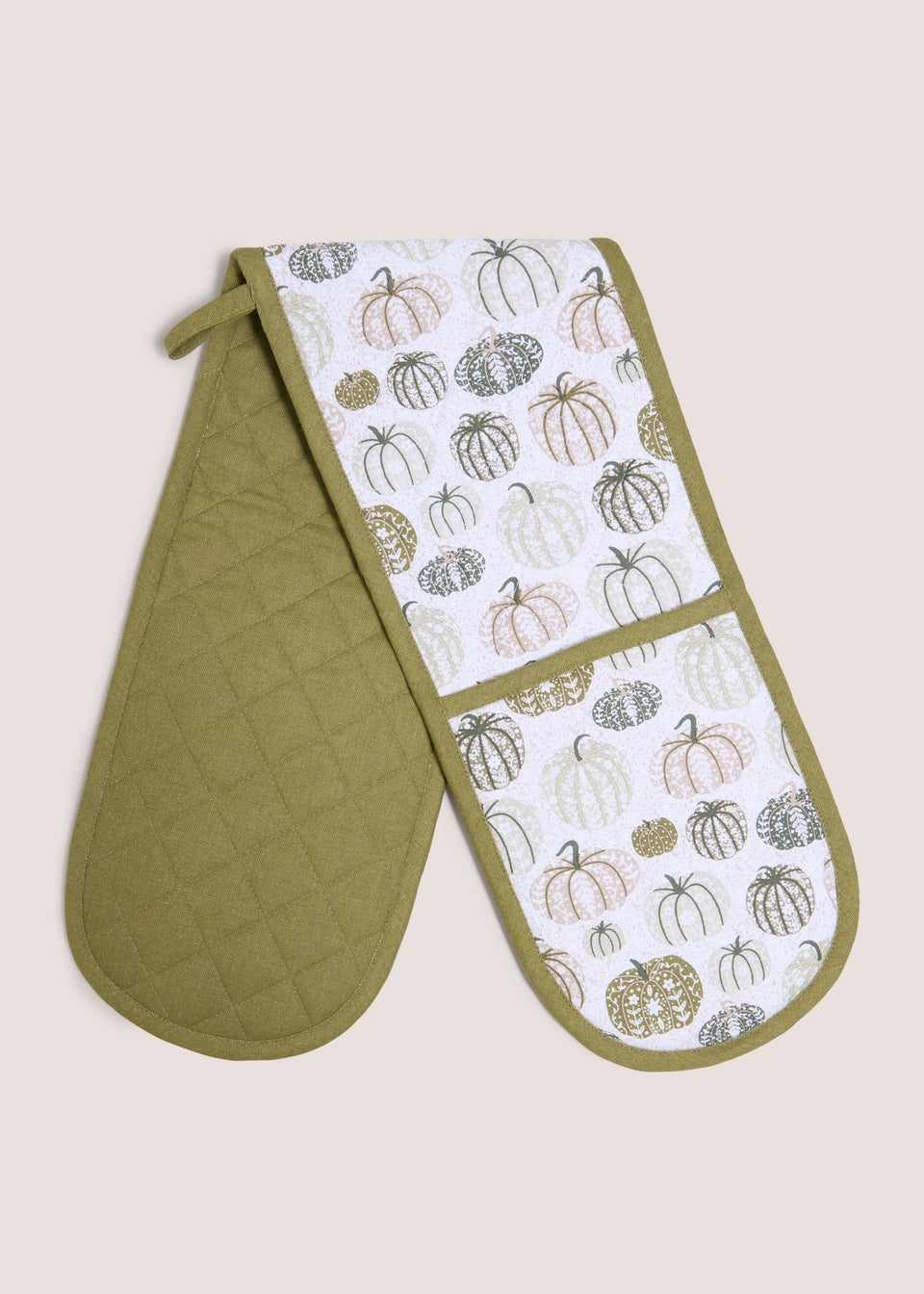 Green Pumpkin Oven Gloves