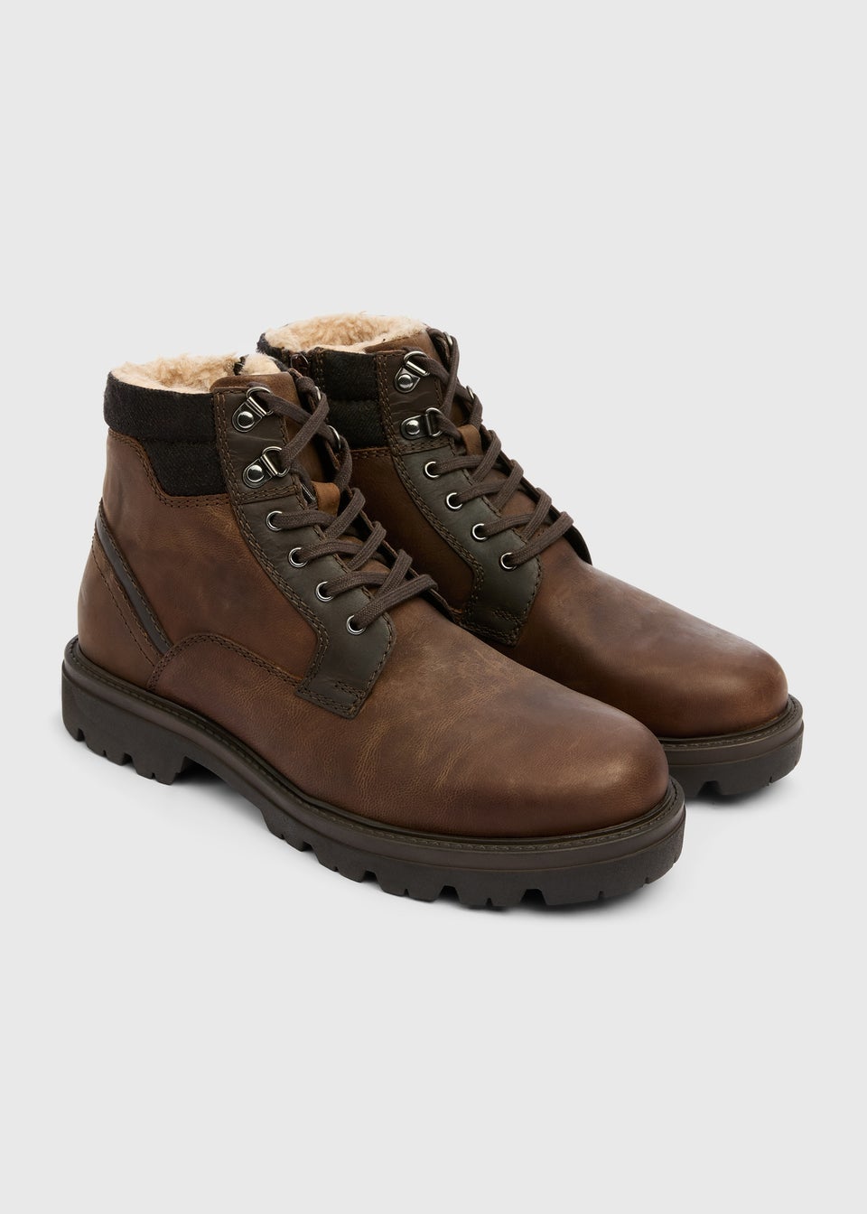 Brown Fur Lined Boots