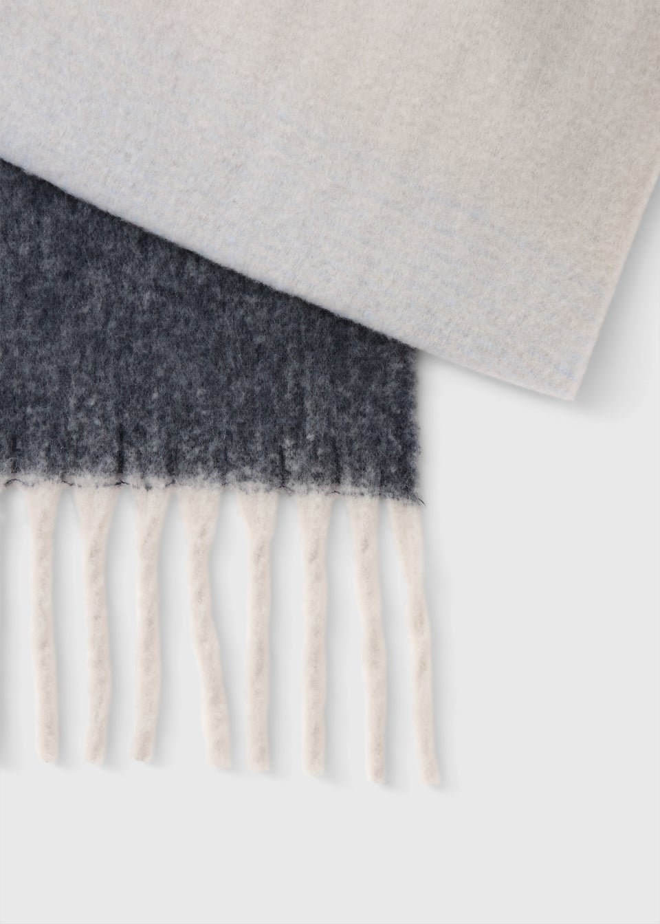 Blue Brushed Scarf