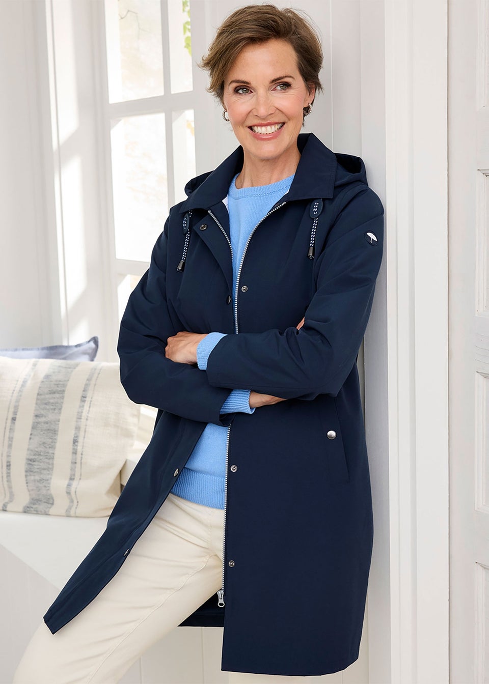 Cotton Traders Navy Weatherproof Jacket