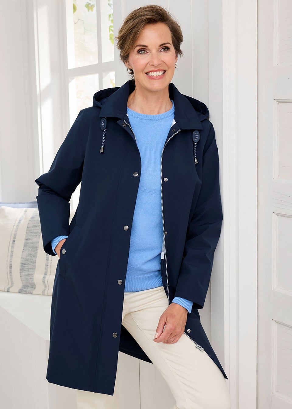 Cotton Traders Navy Weatherproof Jacket