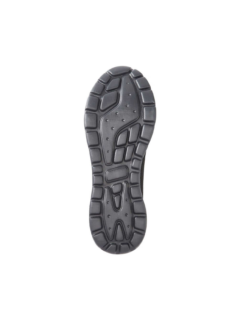 Cotton Traders Black Memorylite Slip On Shoes