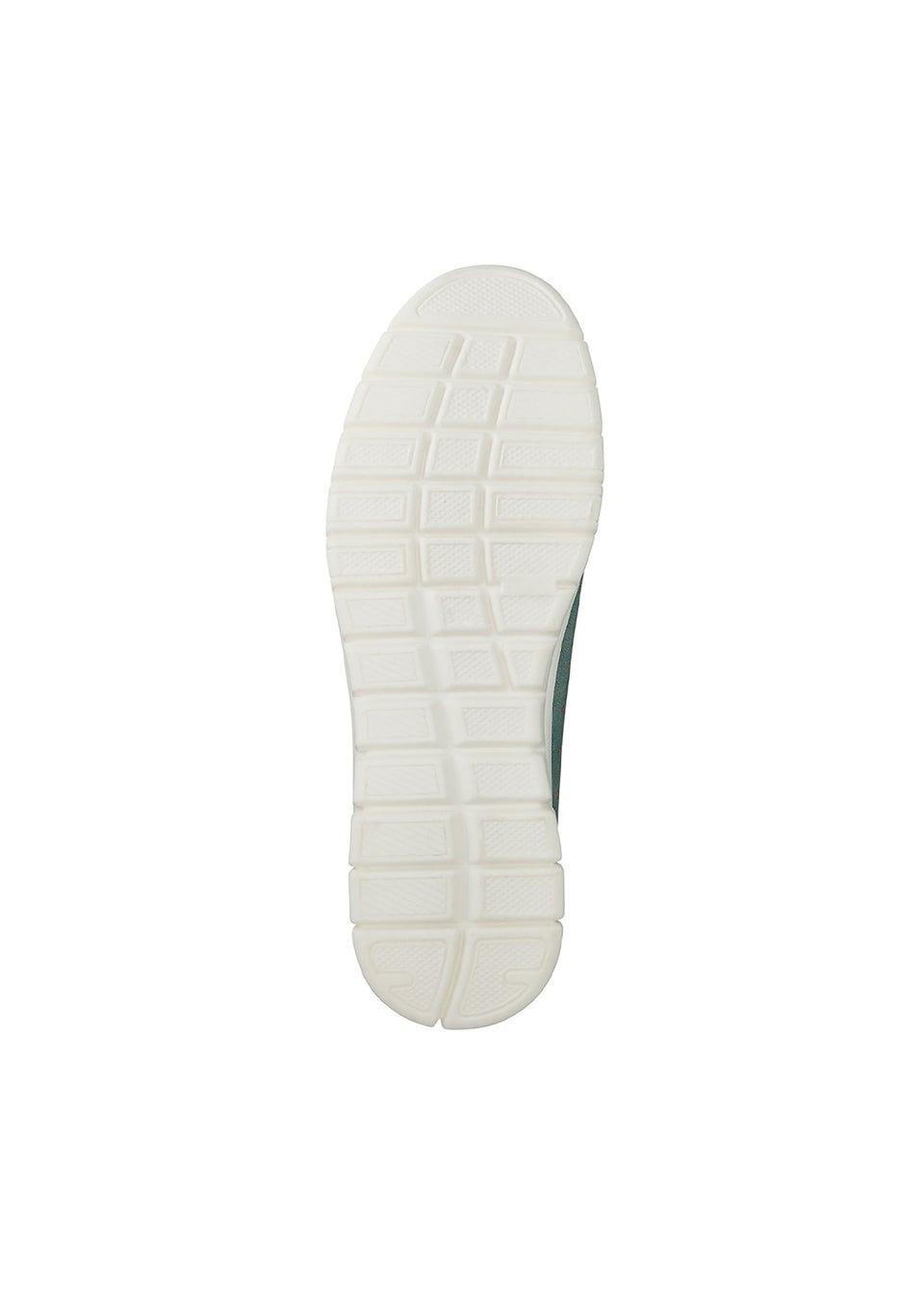 Cotton Traders Duck Egg Laser Cut Slip On Shoes