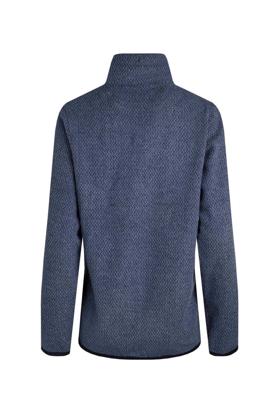 Weird Fish Blue Odina 1/4 Zip Zig Zag Fleece