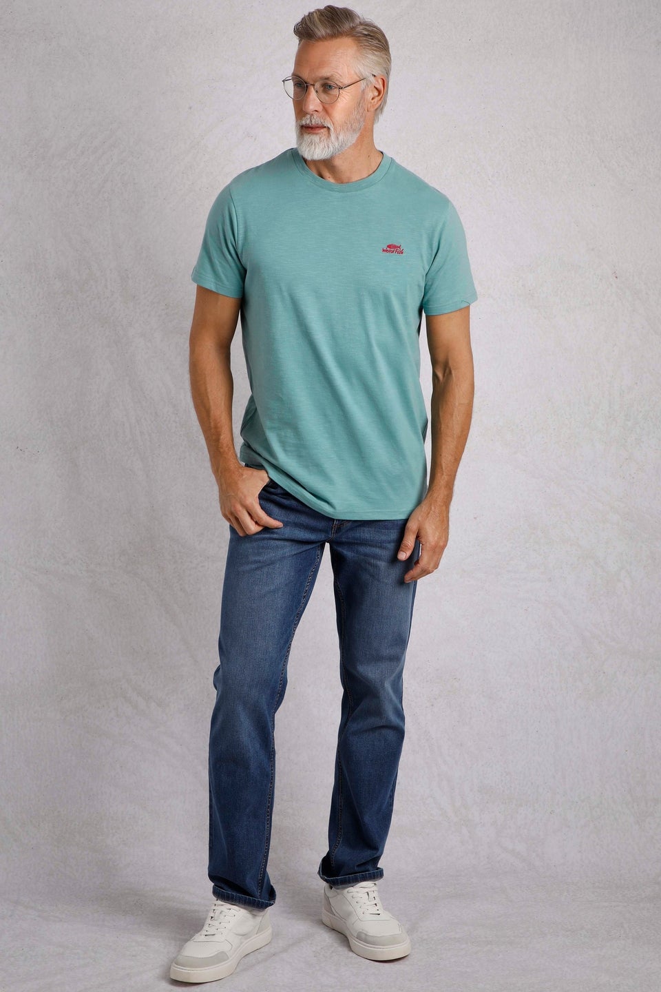 Weird Fish Blue Fished Branded T-Shirt