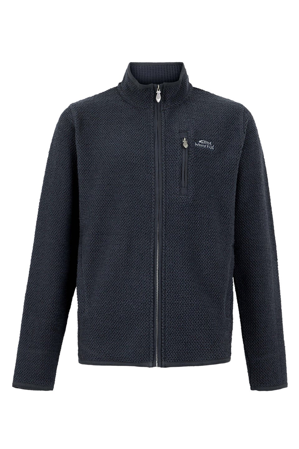 Weird Fish Navy Transom Full Zip Macaroni