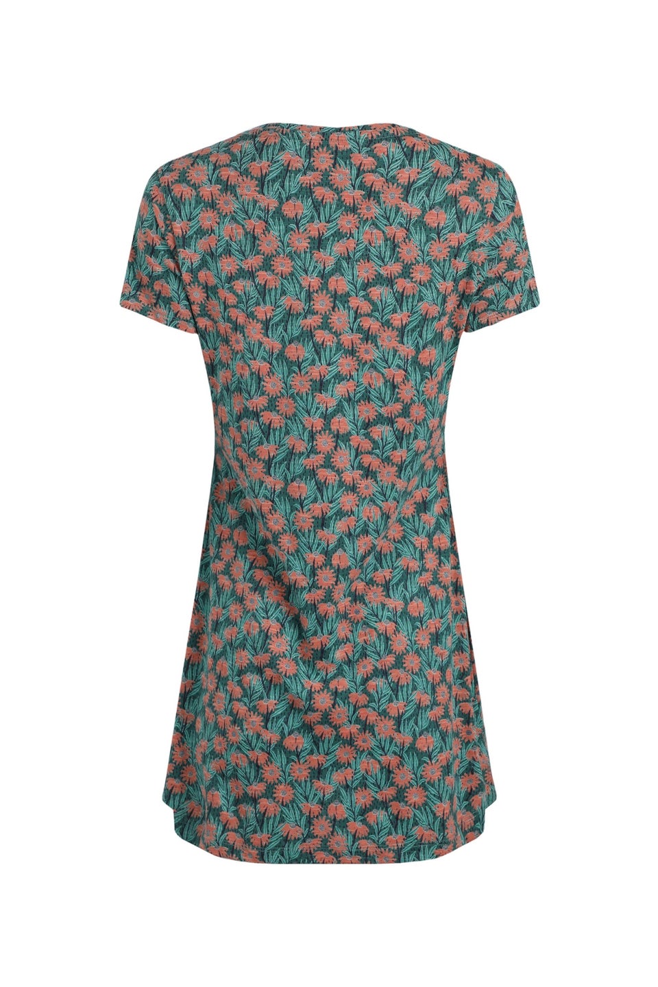 Weird Fish Green Sidra Printed Jersey Slub Tunic