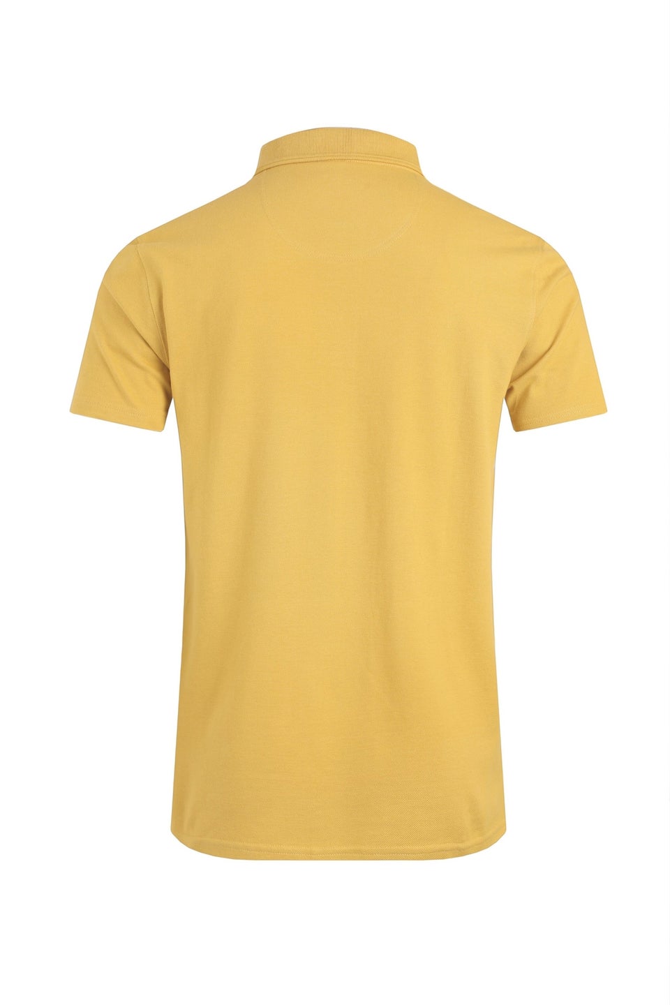 Weird Fish Yellow Miles Pique Polo