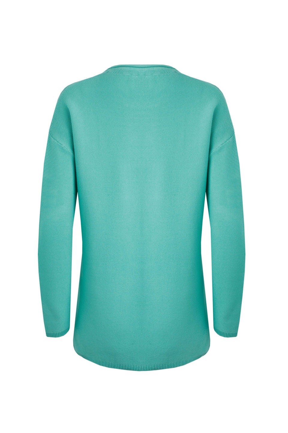 Weird Fish Blue Dalla Knitted Crew Neck Jumper