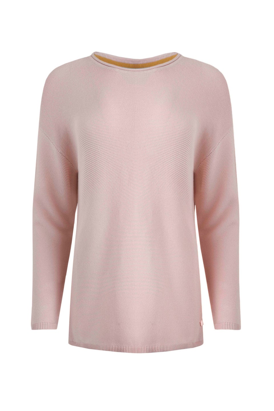 Weird Fish Pink Dalla Knitted Crew Neck Jumper