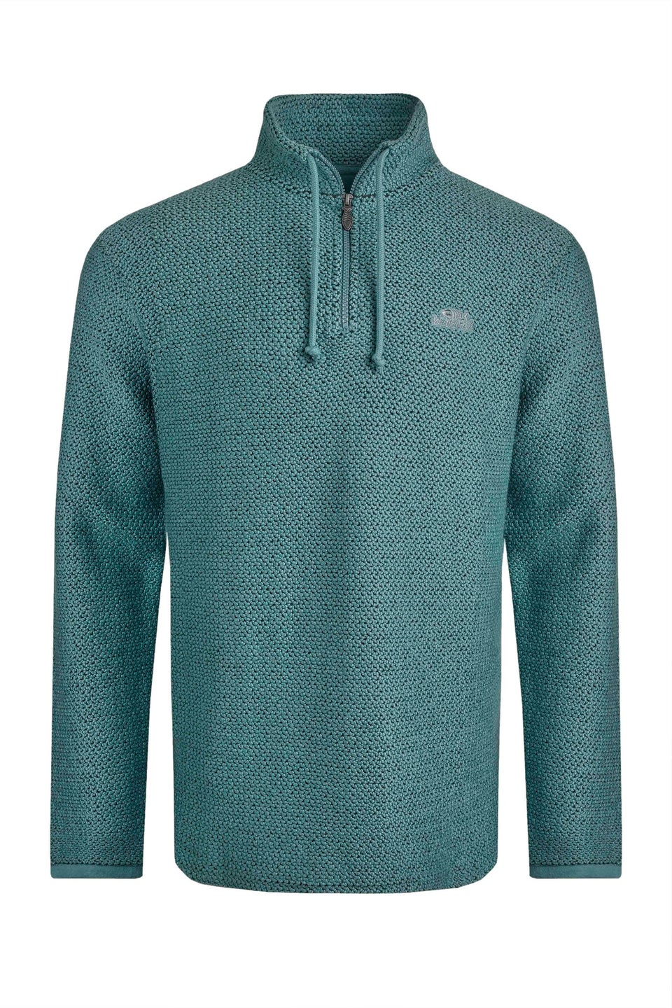 Weird Fish Blue Cruiser 1/4 Zip Macaroni