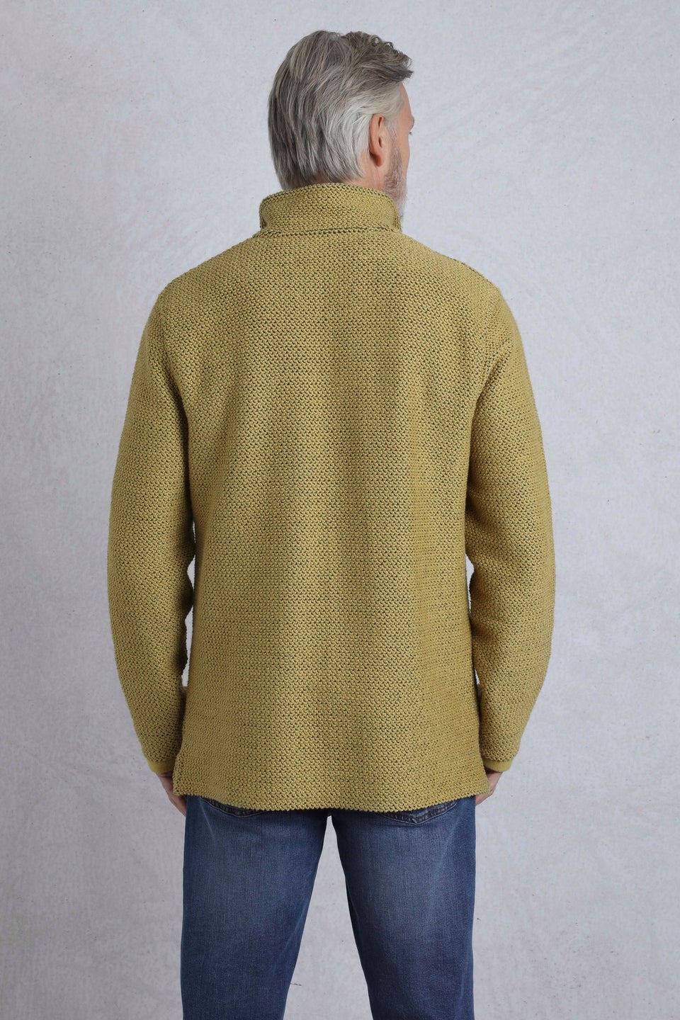 Weird Fish Green Cruiser 1/4 Zip Macaroni