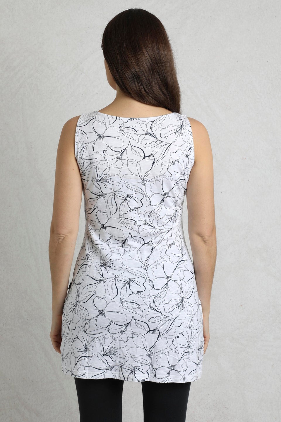 Weird Fish Cream Indus Printed Jersey Tunic
