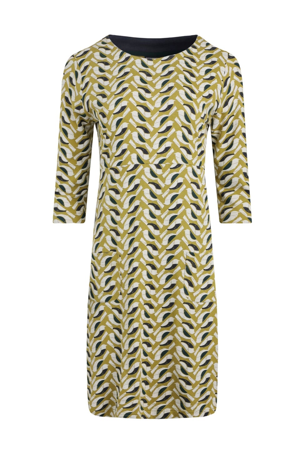 Weird Fish Olive Starshine Jersey Dress