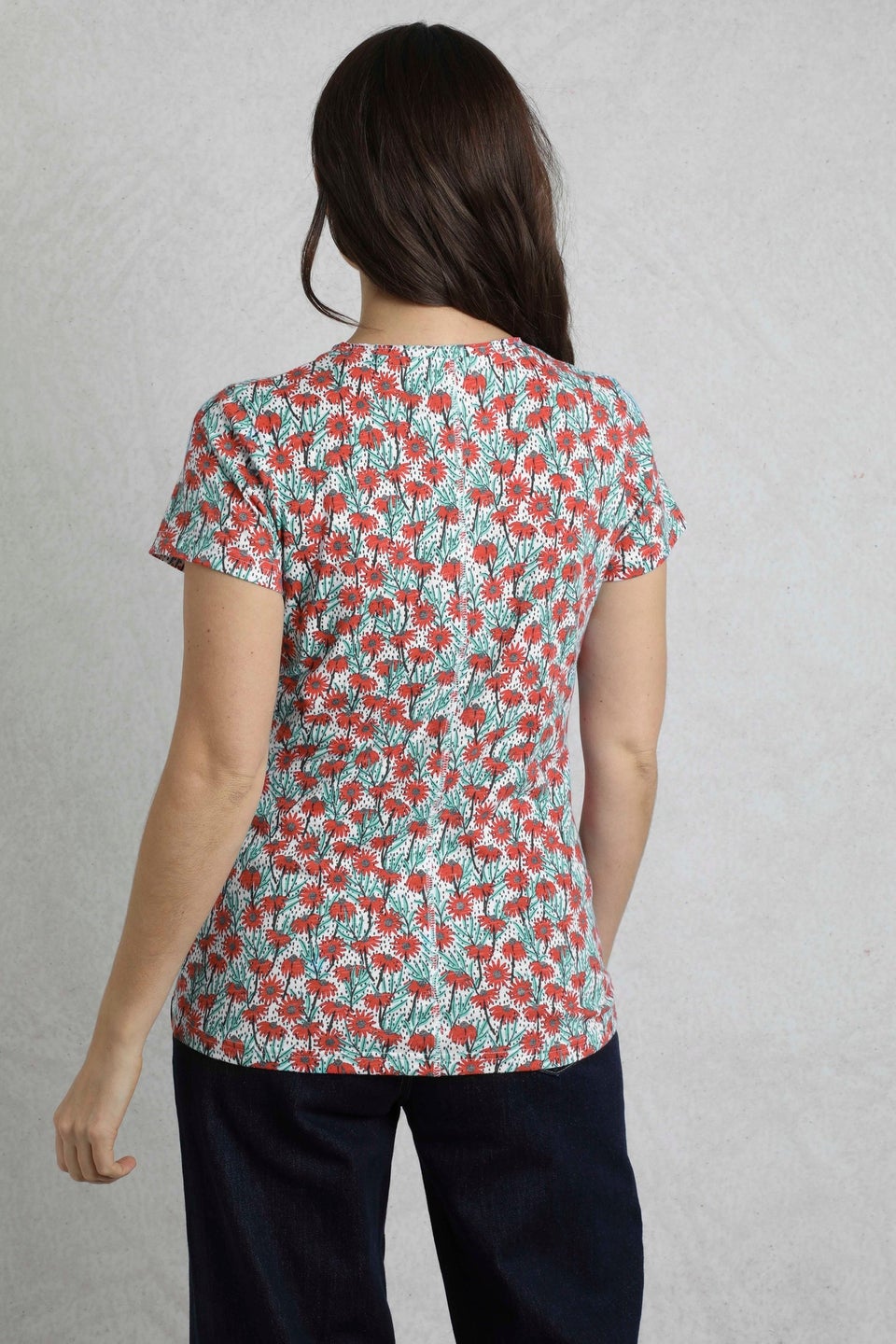 Weird Fish Red Merica Printed Jersey T-Shirt