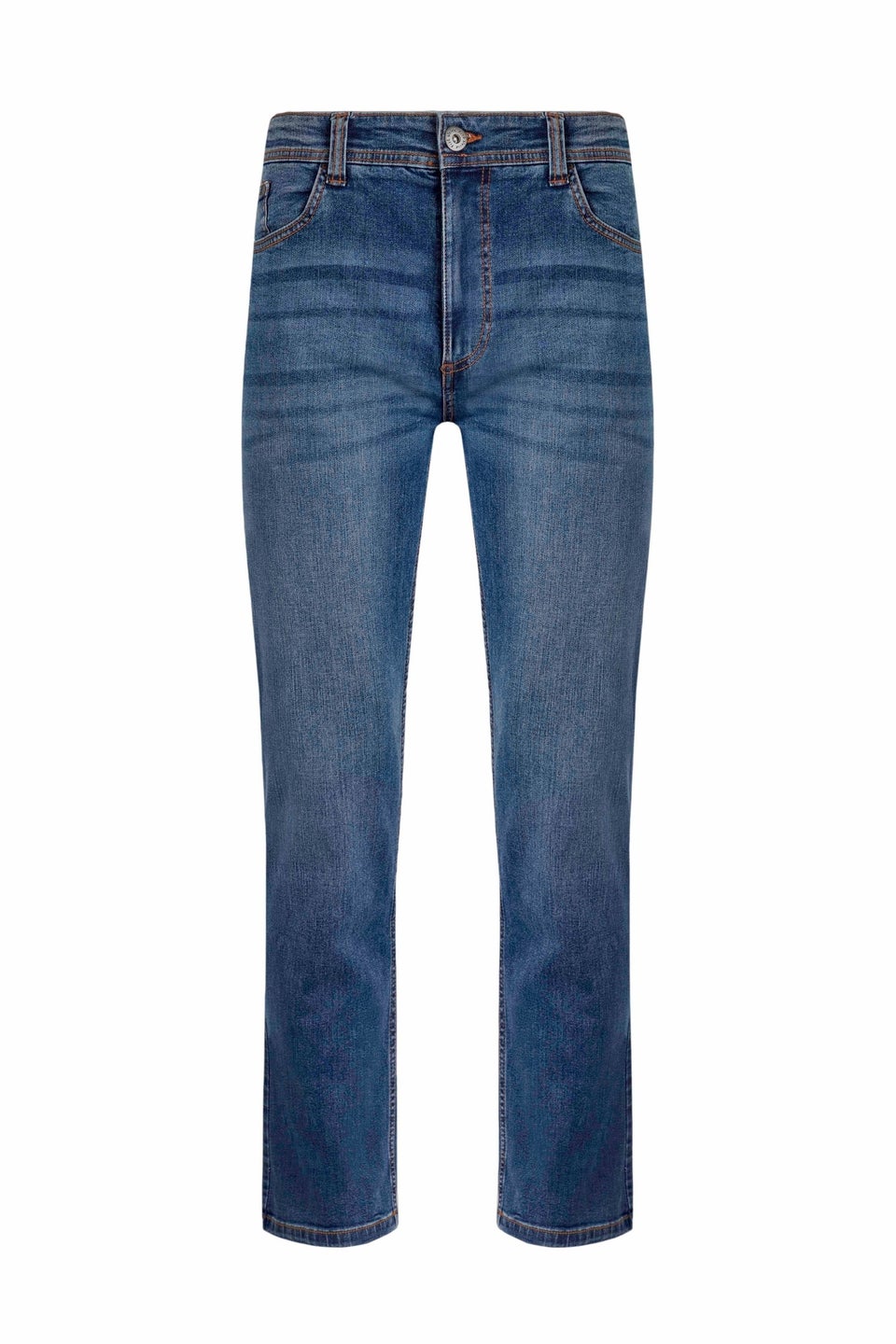 Weird Fish Indigo Eddie Straight Leg Denim Jeans