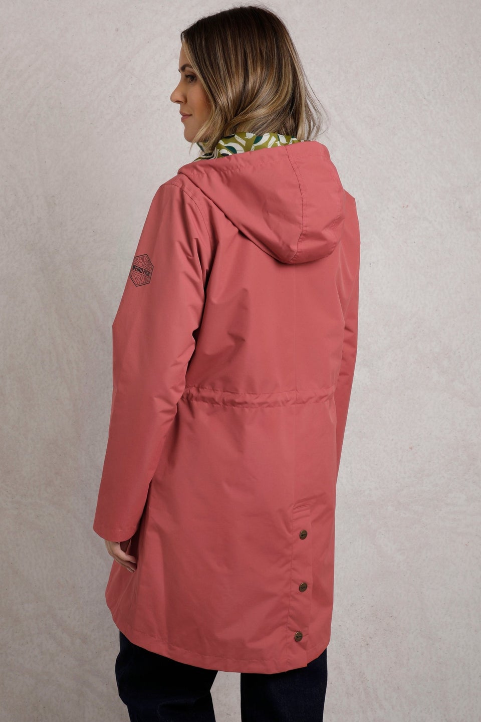 Weird Fish Pink Delara Showerproof Jacket