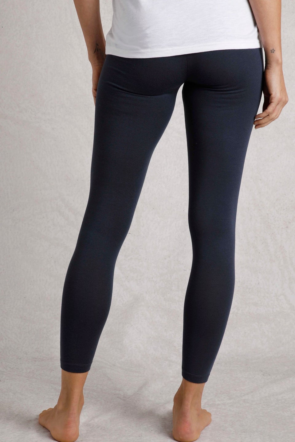 Weird Fish Navy Louisa Legging