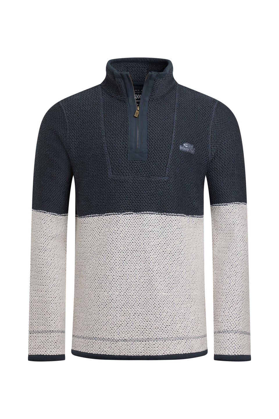 Weird Fish Navy Kielder 1/4 Zip Special Edition Macaroni