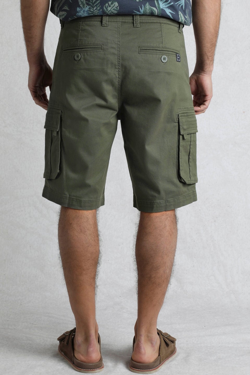 Weird Fish Green Rigney Cargo Shorts
