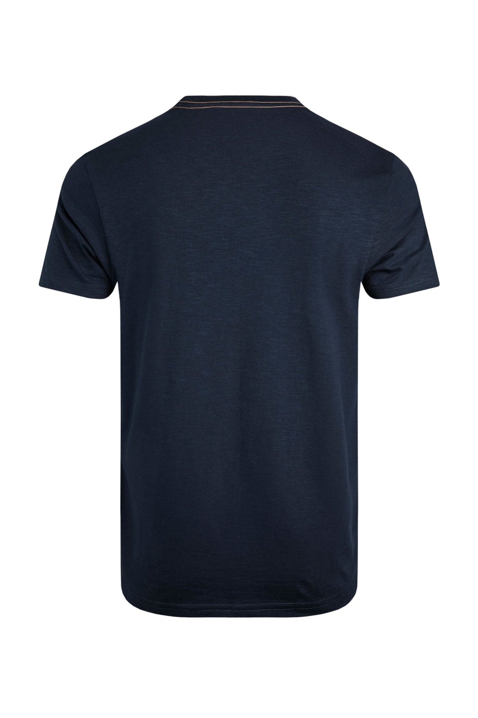 Weird Fish Navy Foothills Front Print T-Shirt
