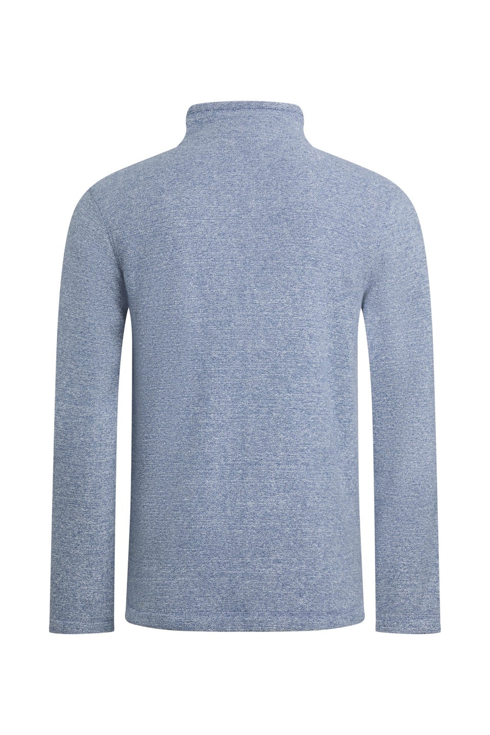 Weird Fish Blue Thames Full Zip Snow Marl Fleece