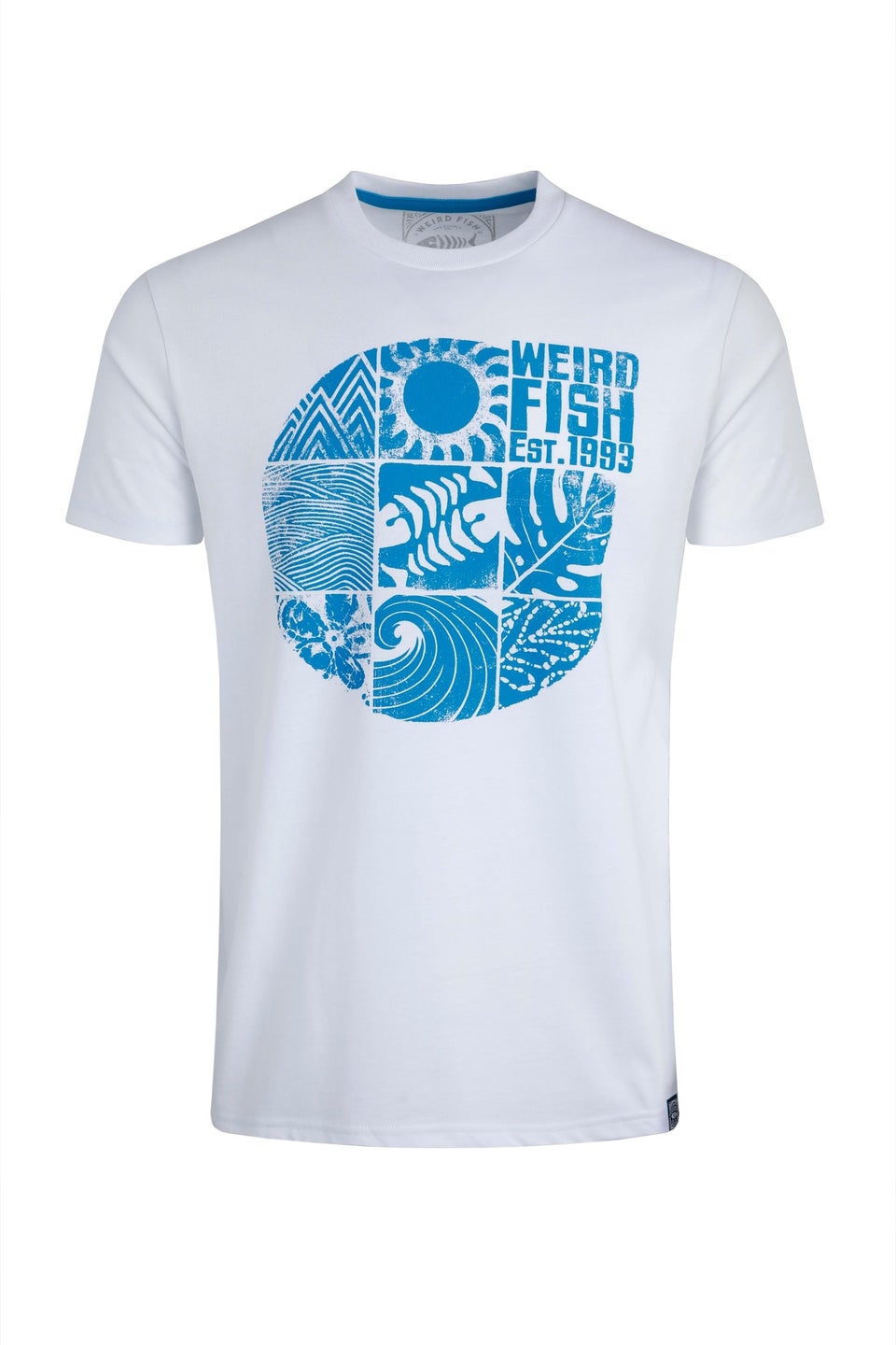 Weird Fish White Summer Sector Graphic T-Shirt