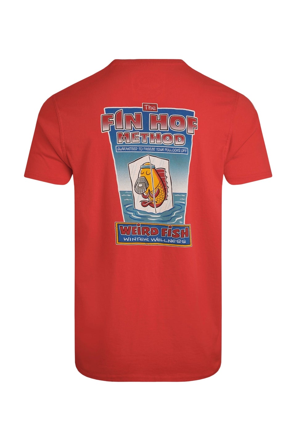 Weird Fish Red Fin Hof Back Print Artist T-Shirt
