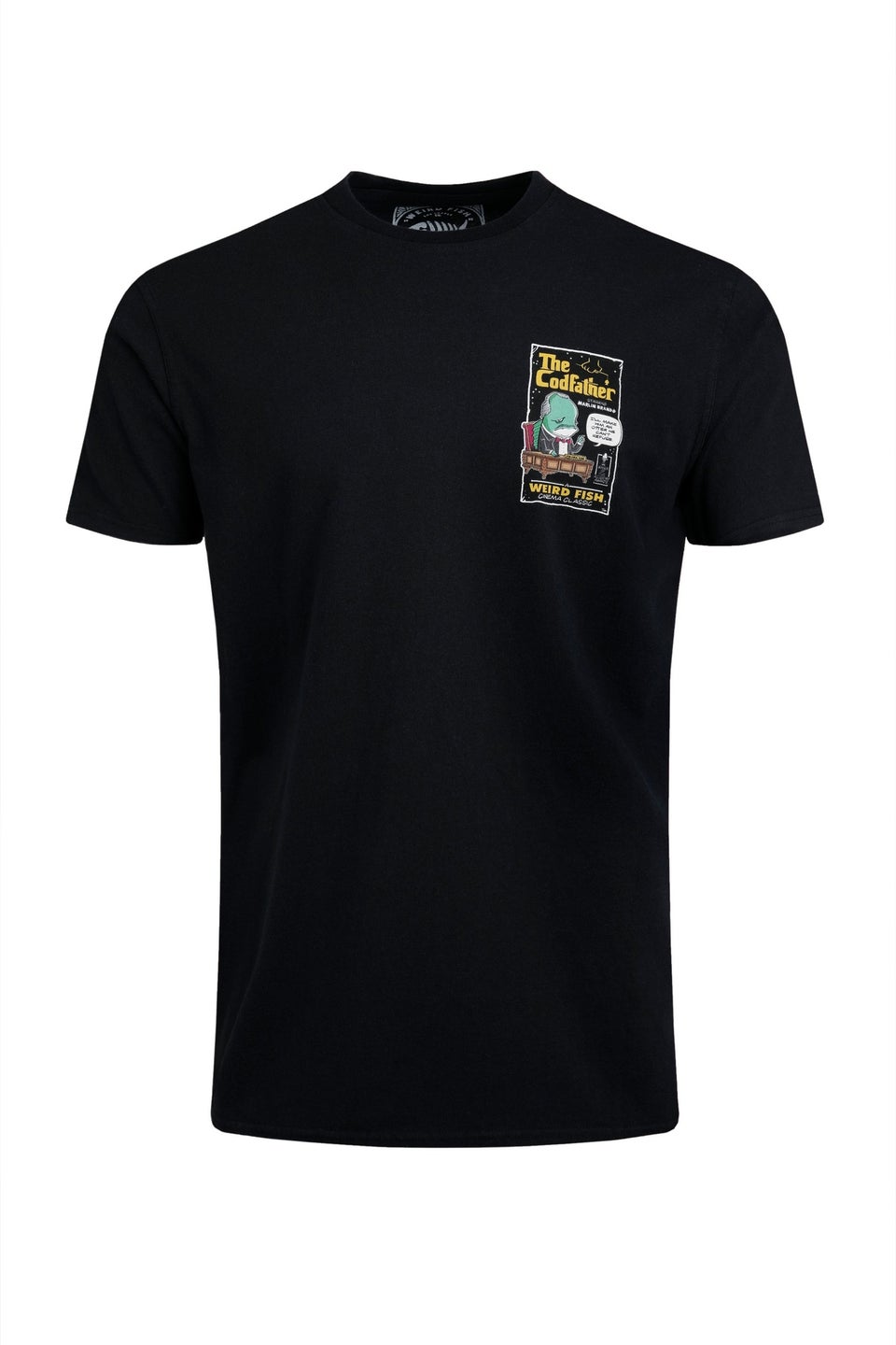 Weird Fish Black Codfather Back Print Artist T-Shirt