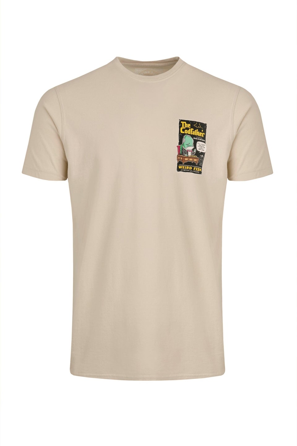Weird Fish Cream Codfather Back Print Artist T-Shirt