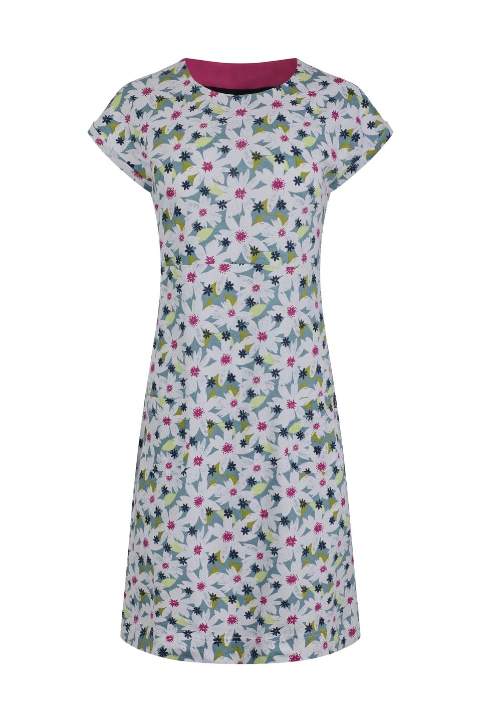 Weird Fish Blue Tallahassee Jersey Dress