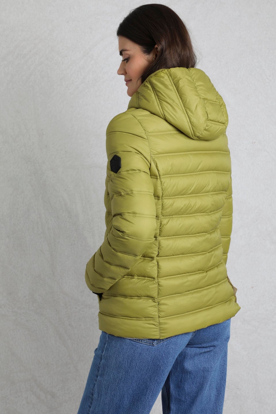 Weird Fish Green Eshka Lightweight Padded Jacket
