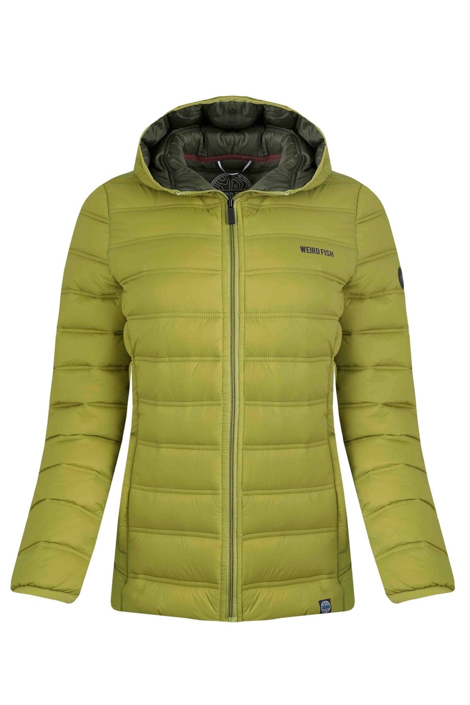 Weird Fish Green Eshka Lightweight Padded Jacket