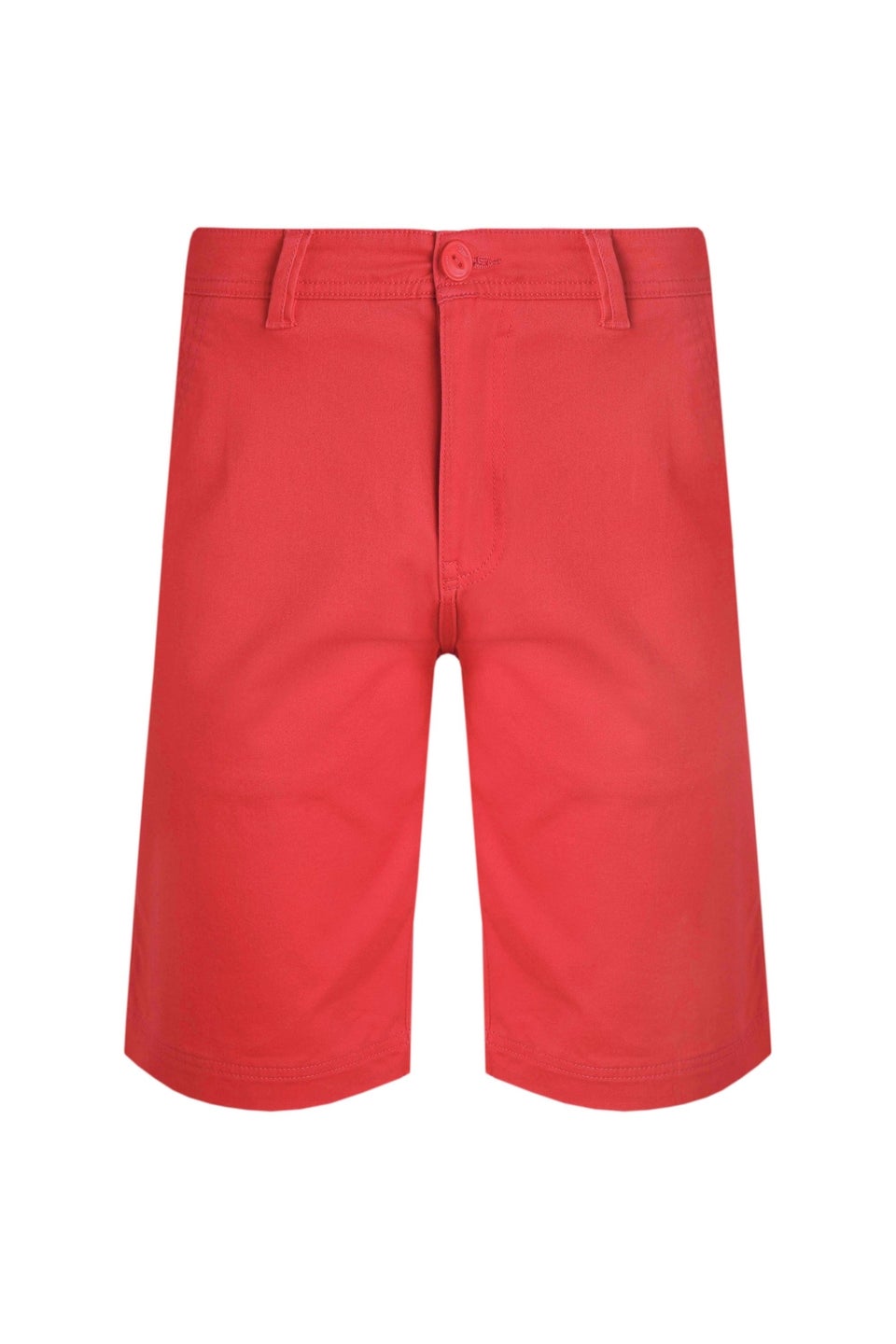 Weird Fish Red Rayburn Flat Front Shorts