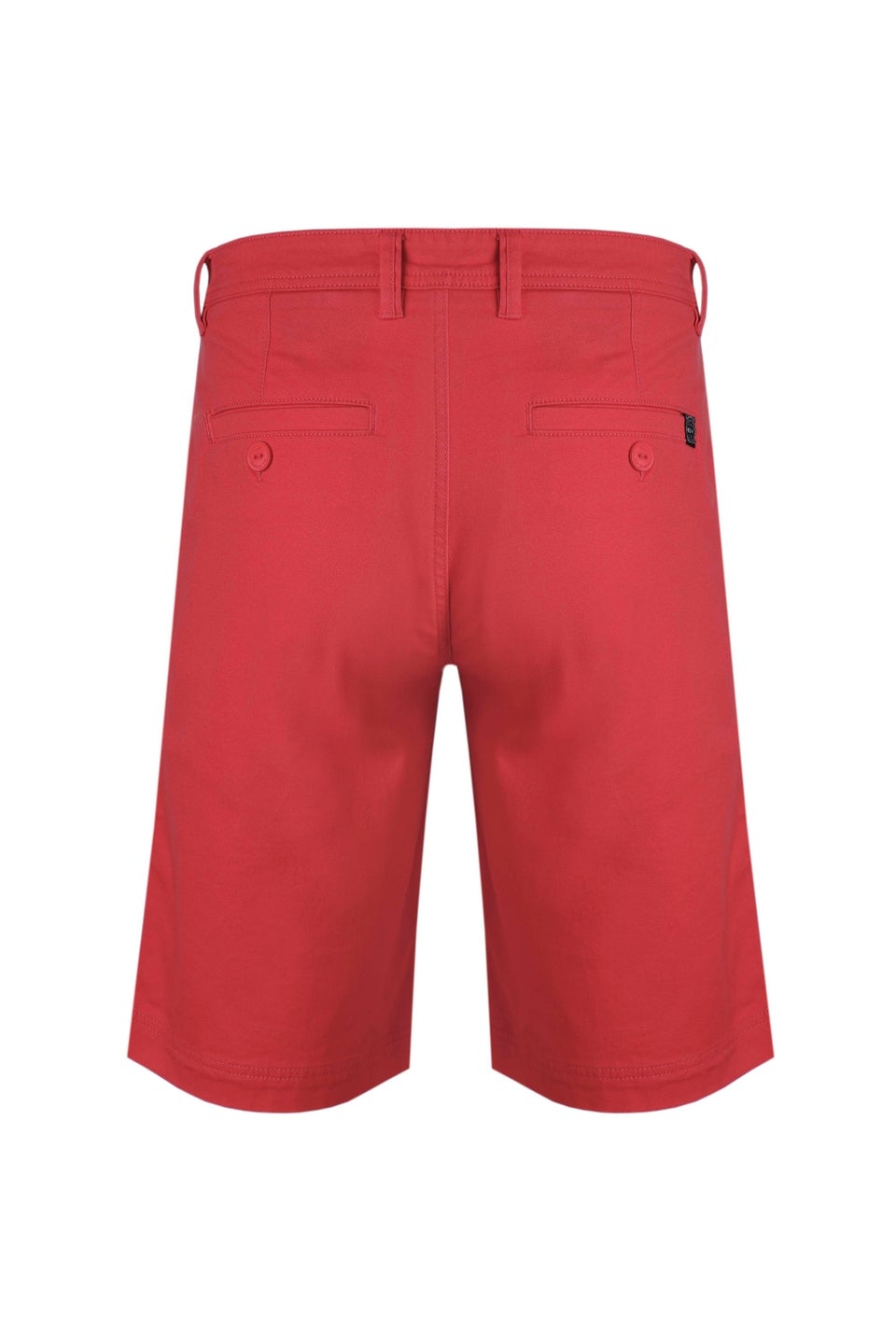 Weird Fish Red Rayburn Flat Front Shorts