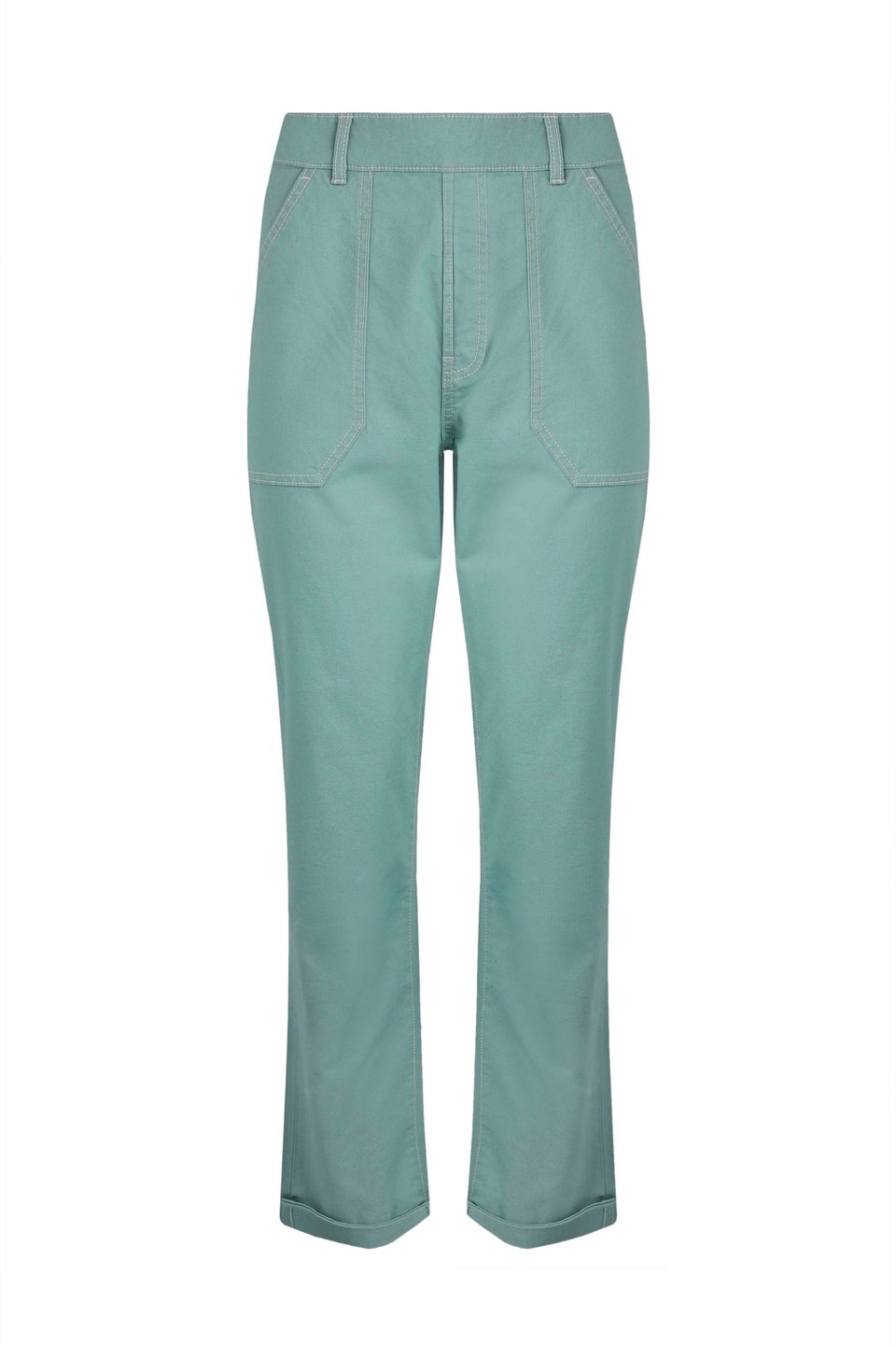 Weird Fish Blue Malorri Chino Trousers