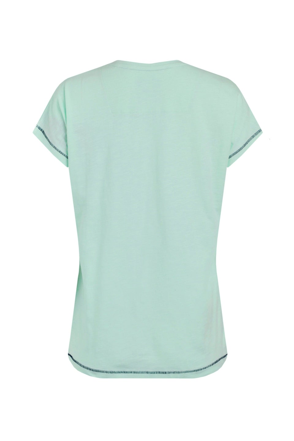 Weird Fish Green Beach Run Front Print Graphic T-Shirt