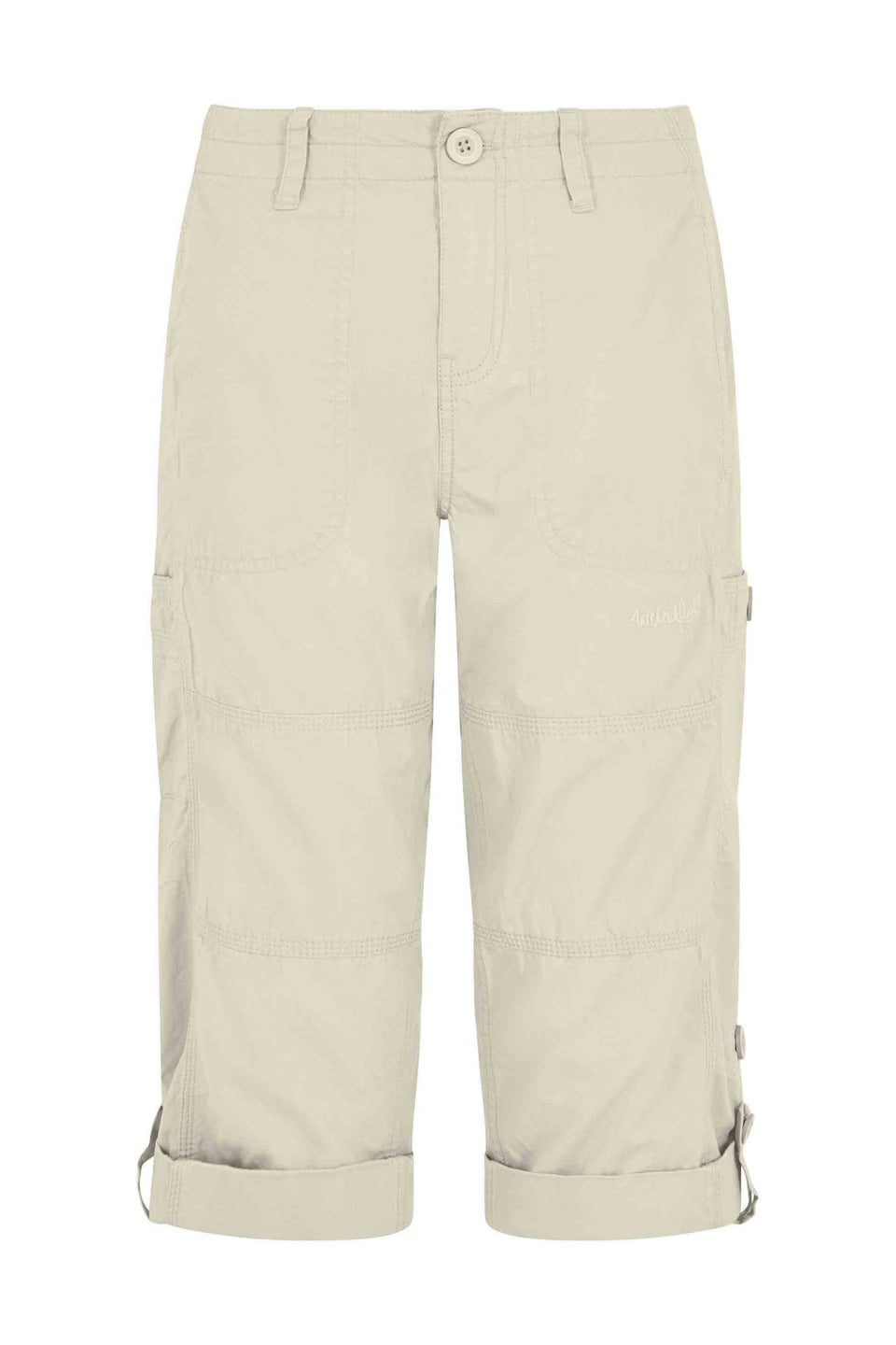 Weird Fish Cream Salena 3/4 Length Trousers