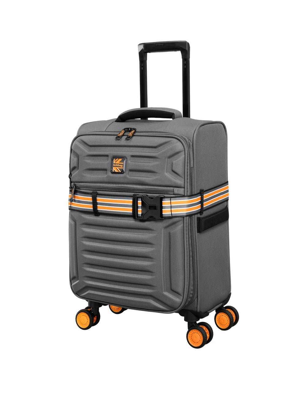 BritBag Azerley Charcoal Suitcase
