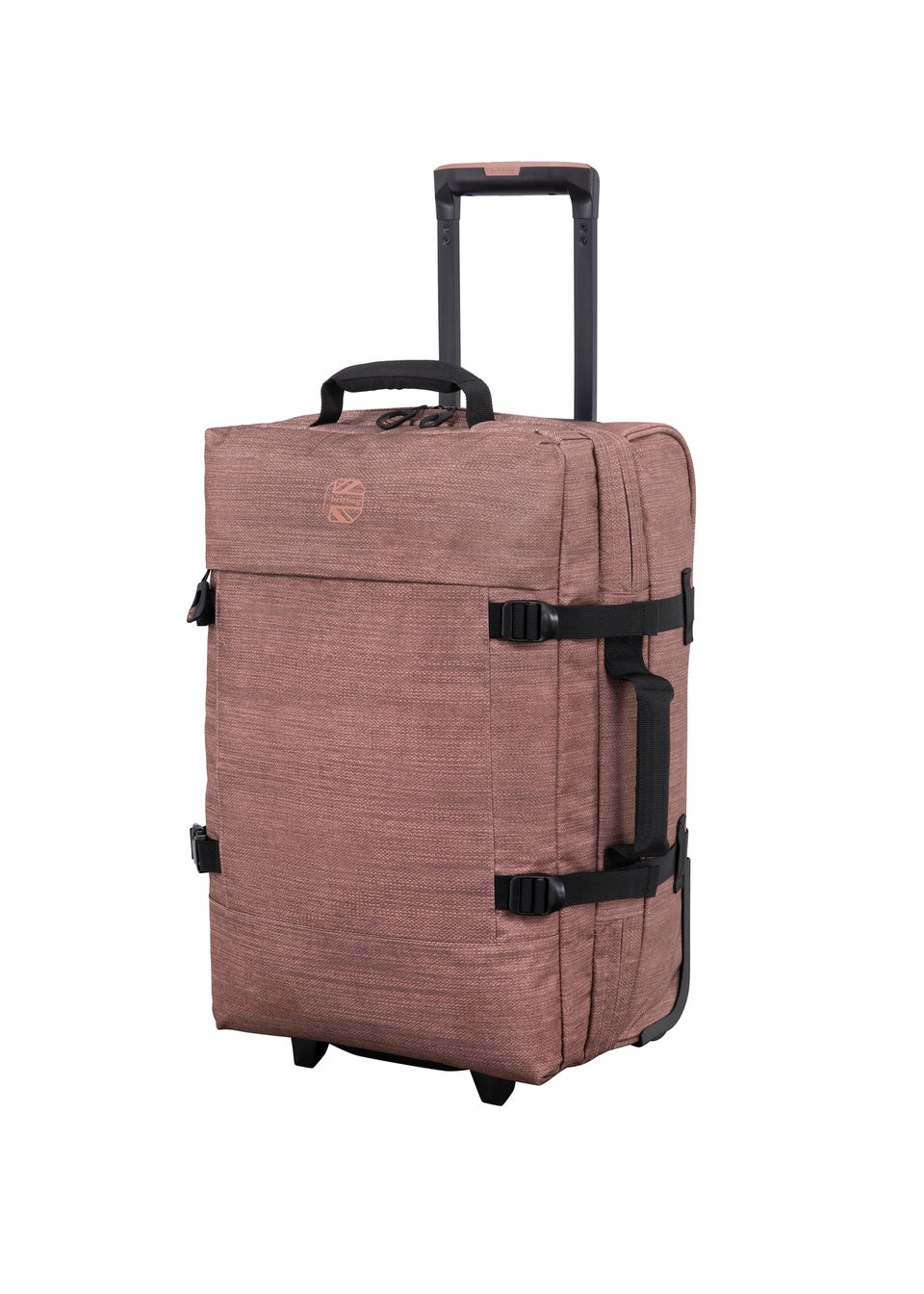 BritBag Maputo Pink Brown Triotex Suitcase