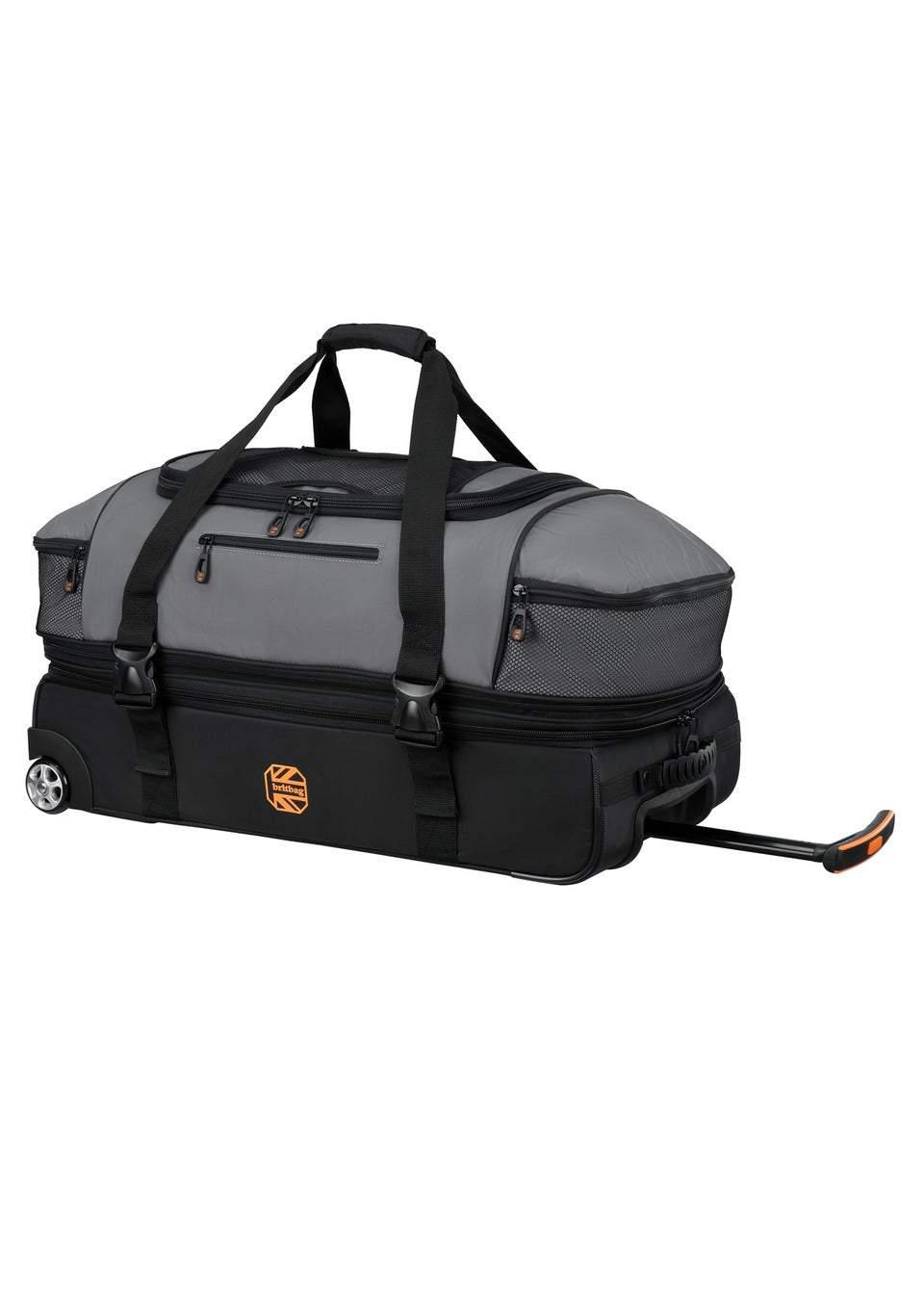 BritBag Jakarta Pewter/Black Duffle Bag