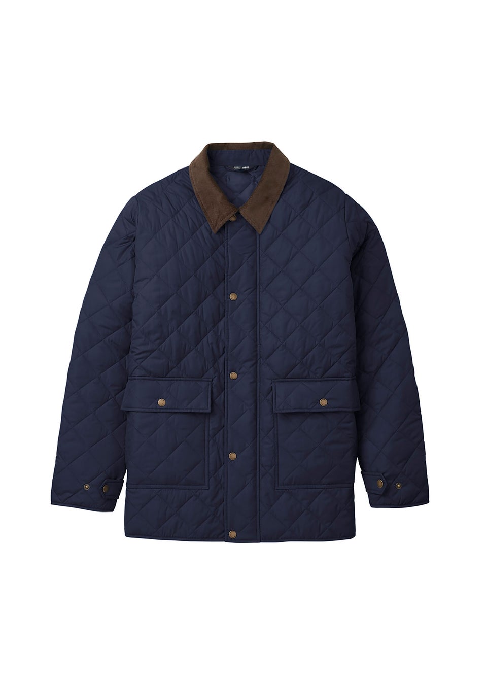 Cotton Traders Navy Quilted Jacket