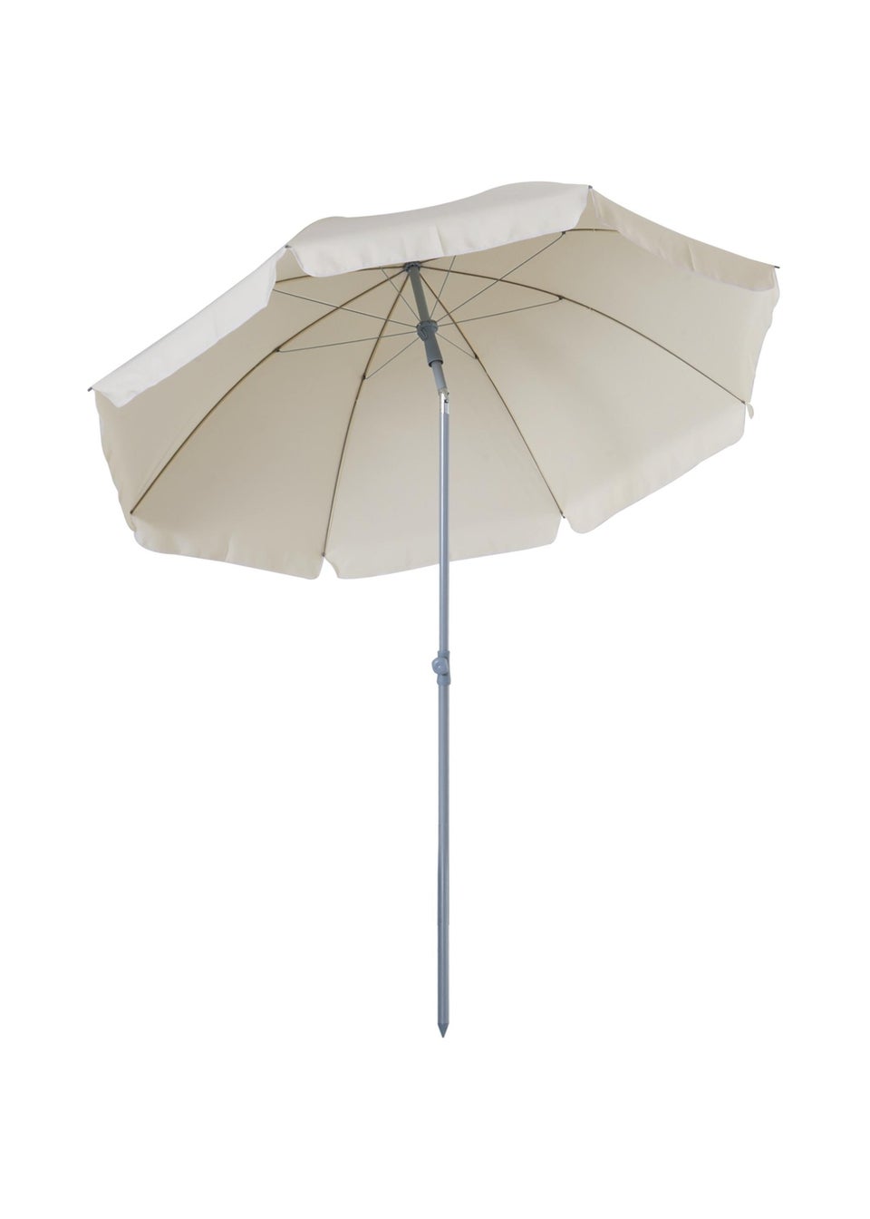 Outsunny Tilt Garden Parasol Beach Umbrella Patio Sun Shade
